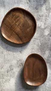 31. Elegant Handmade Wooden Serving Plate Crafted from Natural Mango Wood with Decorative Resin Emerald Art Rustic Dinner Plate - Product Image 6
