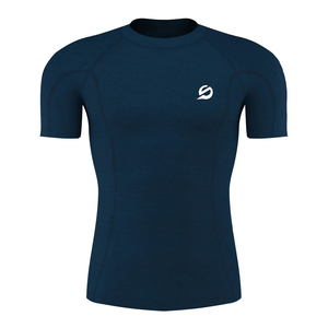 Vêtements de sport pour hommes à faible MOQ, t-shirts de gym à prix de gros, vêtements de sport personnalisés pour hommes, t-shirts d'entraînement en gros - Product Image 1