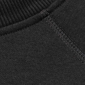 Sweat-shirt noir slim fit pour homme, en molleton premium, col rond, style décontracté, streetwear, pour tous les jours - Product Image 5