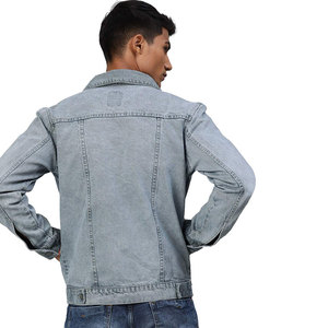 Chaquetas Vaqueras de Moda para Hombre, Últimos Modelos en Venta, Chaqueta Vaquera Personalizada de Manga Larga para Hombre - Product Image 5