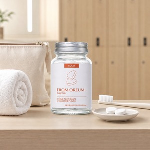 [FROM OREUM] Tabletas de Cuidado Diario con Sabor a Mandarina, 60 Tabletas, Pasta Dental Sólida para el Cepillado de Dientes - Product Image 3