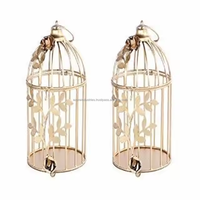 Arbre suspendu Cage à oiseaux suspendu couleur argent brillant Design en métal élégant meilleure qualité fantaisie en gros Cage à oiseaux
