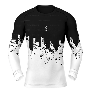 Protège-éruption BJJ personnalisé pour vêtements de sport en polyester pour adultes avec impression numérique par sublimation - Product Image 1