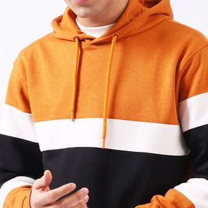 Pull-over Homme Automne Hiver Best-seller de Haute Qualité, Couleur Unie Personnalisable, Poche Kangourou, Coupe Oversize, Écologique, Coton/Nylon - Product Image 4