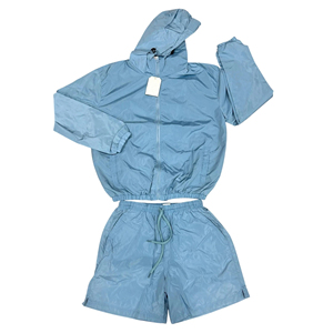 Conjunto de Chaqueta Cortavientos y Pantalones Cortos de Alta Calidad, Transpirable, de Poliéster, Ropa Deportiva, Fabricante, Suministro al por Mayor - Product Image 3