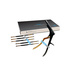 Poinçon osseux Kerrison avec 5 tiges rotatives en acier inoxydable, instrument chirurgical orthopédique pour la colonne vertébrale, réutilisable, CE ISO - Product Image 1