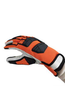 Guantes de Trabajo con Puntos de Kevlar en la Palma, Resistentes a Impactos y Cortes, para Uso Laboral Continuo - Product Image 3