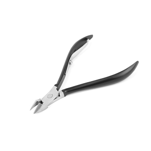 กรรไกรตัดหนังกำพร้าสีดำกันลื่น สำหรับทำเล็บ ตัดหนังกำพร้า กำจัดหนังส่วนเกิน  ทำจากสแตนเลส ใช้ได้ทั้งทำเล็บมือและเล็บเท้า - Product Image 2