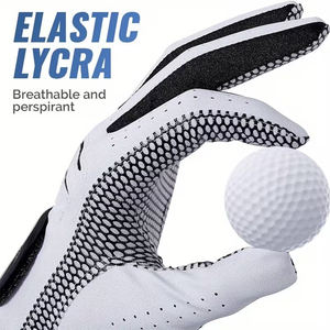 Guantes de Golf de Cuero Genuino con Logotipo Personalizado del Club, Suaves, Transpirables, que Absorben la Humedad, Impermeables, con Agarre para las Manos, Guantes Deportivos - Product Image 5