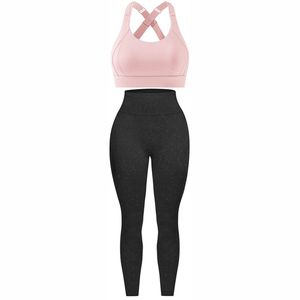 Conjunto Deportivo para Mujer, Tallas Grandes, Cintura Alta, Logotipo Personalizado, Ropa Deportiva Resistente para Gimnasio - Product Image 6