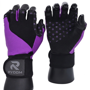 Guantes de Ciclismo RYDOM Personalizados de Medio Dedo, Antideslizantes, Transpirables, para Ciclismo de Montaña, Gimnasio, Levantamiento de Pesas, para Hombres y Mujeres - Product Image 1