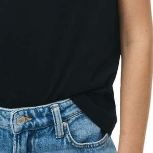T-shirt basique en coton pour homme et femme, décontracté, à manches courtes, col rond, tissu doux, léger et respirant, vente en gros, personnalisable - Product Image 6