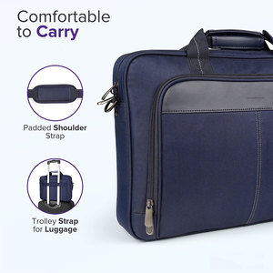 Latest Trending Style <b>Men</b> Women Laptop <b>Bags</b> Multiple Storage Inner Pockets Polyester Material Lightweight Waterproof Laptop <b>Bag</b> - Product Image 2