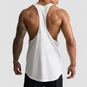 Chaleco Deportivo Transpirable de Alta Calidad, Mezcla de Poliéster/Algodón, para Hombres Profesionales de Fisicoculturismo y Entrenamiento - Product Image 3