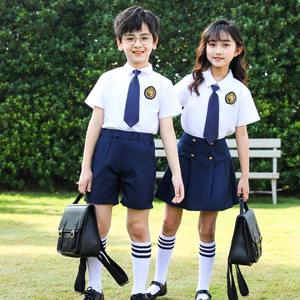 Tenues d'uniformes scolaires de haute qualité pour l'école primaire, idéales pour les activités de classe, vêtements d'été blancs pour étudiants avec logo personnalisé - Product Image 3