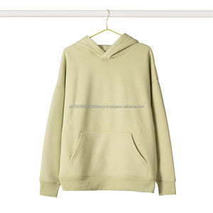 Ventes en gros de sweats à capuche unisexes personnalisés avec logo, en coton biologique lourd, de haute qualité, sans cordon, en vrac, simples, pour hommes, surdimensionnés - Product Image 3