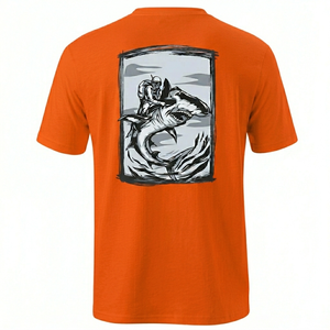 Camiseta de Pesca Unisex con Protección UV Personalizada, UPF 35, Secado Rápido, Manga Larga, Estampado por Transferencia de Calor en la Parte Delantera, 100% Poliéster - Product Image 1