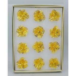 แหวนสวมนิ้วสำหรับผู้หญิงอาหรับเครื่องประดับงานแต่งงานชุบทองธรรมชาติแบบปรับได้ลดราคาในดูไบ - Product Image 5