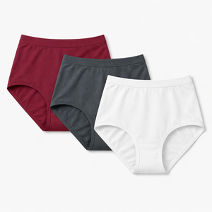 Wholesale High Waisted Cotton <b>Briefs</b> for <b>Women</b> - OEM Supply from Manufacturer - Product Image 5