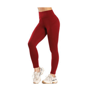 Leggings en molleton imprimé pleine longueur Plus Idia, haute élasticité, tricot sans couture, extensible, respirant, séchage rapide, Spandex/Polyester - Product Image 5