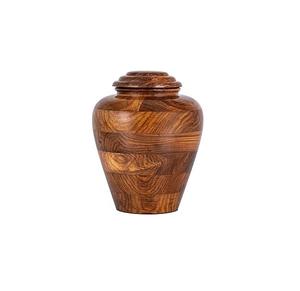 Urna de cremación de madera, urna para cenizas hecha a mano, madera natural pulida, tributo conmemorativo, recuerdo elegante, recuerdo funerario, tradicional - Product Image 1