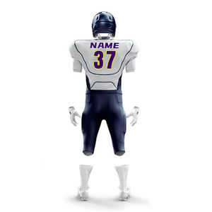 Proveedor de Uniformes de Fútbol Americano Profesionales de Manga Corta con Apliques de Diseño Personalizado en Color Verde a Precio Razonable en Pakistán - Product Image 5