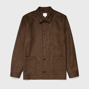 Nouveau Manteau Long en Laine pour Homme, Trench Vintage Chaud et Épais au-dessus du Genou, Col en V, Style Modeste - Product Image 3