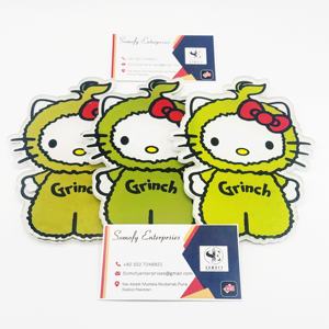 Custom Acrylic Eyelash Extension Holder Square Grinch <b>Print</b> <b>Heart</b> Butterfly Design Mixed Length Beauty Tool Green Sustainable - Product Image 1