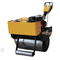 Machine à rouleaux vibratoires à tambour unique pour le compactage du sol, la construction routière et les projets d'infrastructure