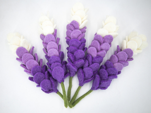 Fieltro de Lana y Hilo, Flor de Lavanda Hecha a Mano, Decoración Moderna para el Hogar de Primavera, Decoración para Bodas, Suministros para Manualidades, Ecológico - Product Image 3