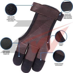 Nouveauté 2026 : Gants de tir à l'arc personnalisés avec logo, protection des doigts pour tir à l'arc classique et à poulies, gants d'arc personnalisés pour débutants - Product Image 5
