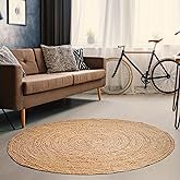 Alfombra de Yute Trenzado de 6 Pies de Alta Calidad, Ecológica, de Pelo Medio, Hecha a Mano, Tejida Naturalmente, para Entrada y Sala de Estar, ¡Gran Venta! - Product Image 3