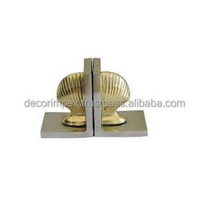 Distinctive Half-Circle or Arched Metal <b>Bookends</b> with Flat Base - Product Image 1