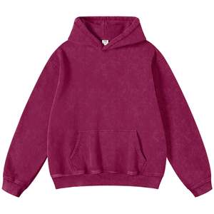 Sudaderas Unisex con Diseño Moderno, Lavado Ácido, Estilo Urbano de Invierno, Personalizables al por Mayor, de Forro Polar Ecológico - Product Image 1