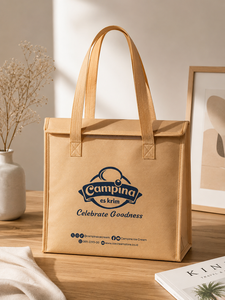 Sac isotherme Althea Ecobag Campina en tissu non tissé avec poignée et fermeture pour le stockage des aliments - Product Image 1