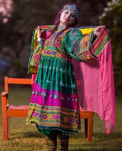 Vestido Kuchi afgano Vintage último 2024 hecho a mano Tribal tradicional bordado mujeres vestido de Festival Kuchi afgano cultura Pashtun - Product Image 6