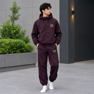 Men Teamwear Windbreaker Suit Coordinated Jacket and Trousers Custom Manufactured for Sports Clubs and Apparel Brands - Product Image 2