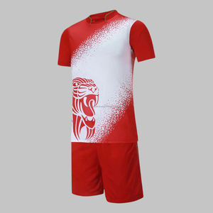 ชุดเตะฟุตบอลแบบเต็มชุดชุดเสื้อซ้อมกีฬาแบบว่างเปล่าชุดใส่เล่นฟุตบอลโลโก้ตามสั่ง - Product Image 5