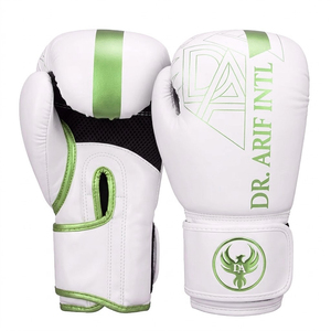Venta Directa de Fábrica, Guantes de Boxeo de Cuero PVC Impermeables, Diseño de Dedos Completos para MMA, Cierre de Gancho y Bucle, Peso de 12 oz, Logotipo Personalizado - Product Image 1