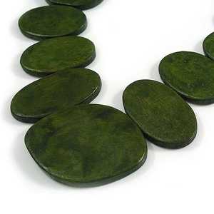 Collier pendentif en bois fait main, léger, bijoux en bois naturel, accessoire de mode, cadeau de mariage pour femme, septembre - Product Image 5