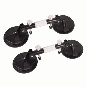 Ventouses industrielles robustes pour verre, 6 pouces, lot de 2, ventouses à vide réglables pour carrelage, granit, pare-brise - Product Image 1