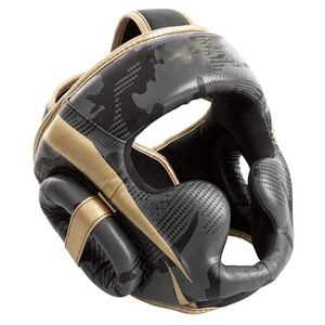 Protège-tête de boxe et de taekwondo respirant de haute qualité, marque personnalisée, ajustement universel, unisexe, en PU, style personnalisable, durable - Product Image 1