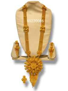 AWAIS HOUSE Collier Hiphop en laiton plaqué or 6 grammes avec diamant serti griffe infini, pour femmes africaines, festivals, mariages et fêtes - Product Image 4