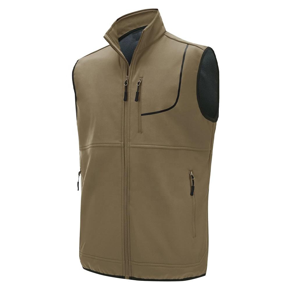 Chaleco de golf de lana para hombre, chaleco de invierno para exteriores,  chaqueta Softshell, chaqueta sin mangas para senderismo, informal