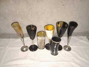 Juego de Vasos de Vino en Forma de Animal, Hechos a Mano con Materiales Orgánicos, Pulidos, Imitación Antigua, Artículos Decorativos Coleccionables - Product Image 4