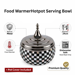 Gran Oferta: Cazuela de Madera con Incrustaciones de Madreperla y Tapa de Acero Inoxidable, Calentador de Alimentos Aislado |   Tazón para Servir Hotpot - Product Image 5