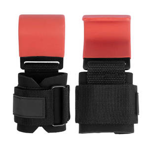 Ganchos de Entrenamiento para Gimnasio, Ganchos para Levantamiento de Pesas, Correas de Soporte para Muñecas, Gancho Negro para Levantamiento de Pesas - Product Image 4