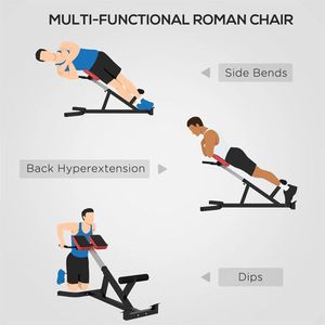 Sistema per Palestra Domestica Regolabile in Altezza - Attrezzatura Fitness Macchina per Estensione Schiena - Product Image 3