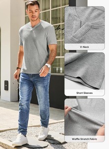 เสื้อยืดวาฟเฟิลเนื้อผ้า GSM สูง พรีเมียม สำหรับสตรีทแวร์ จากผู้ผลิต - Product Image 5