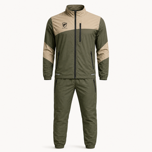 Ensemble de survêtement coupe-vent pour homme High Street, écologique, léger, anti-transpiration, avec cordon de serrage et poches latérales - Product Image 1